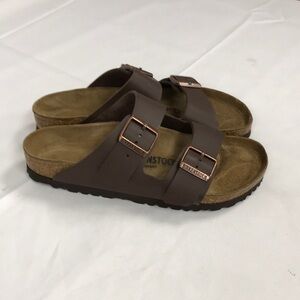 Birkenstock Unisex Arizona Brown Sandals size womens 9 mens 7 US